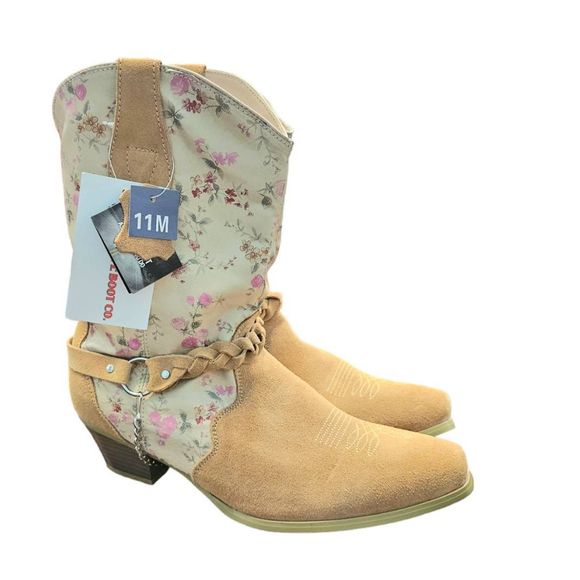 Santa Fe Boot Co Leather Cowboy Boots sz 11 New With Tags Cowgirl Western Rodeo - Picture 3 of 11